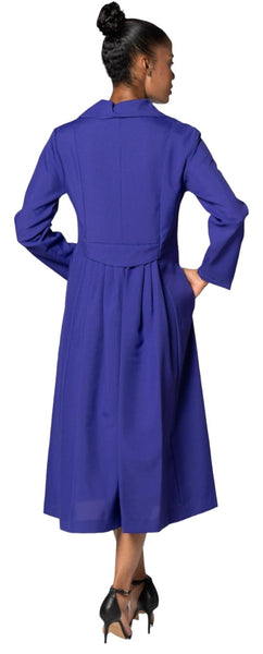 purple uniform dress Purple Staff Nurse Dress with trims