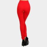 Fleece Lined Leggings (Burgundy)