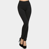 Fleece Lined Leggings (Burgundy)