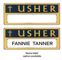 Usher Name Badge