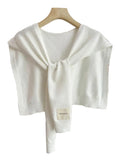 Tie Vest Shoulder Wrap