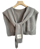 Tie Vest Shoulder Wrap