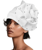 Pearl Rhinestone Turban