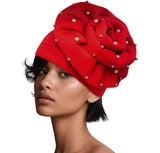 Pearl Rhinestone Turban