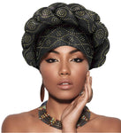 Studded Braided Turban