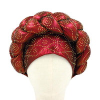 Studded Braided Turban