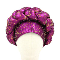 Studded Braided Turban