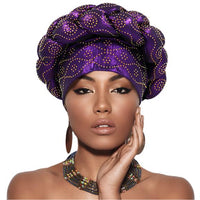 Studded Braided Turban