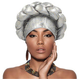 Studded Braided Turban