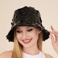 Sequin Embellished Hat