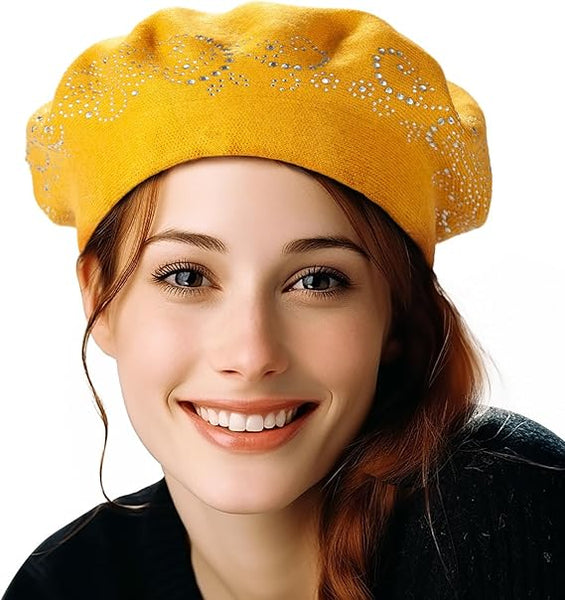 Bling Embellished Beret