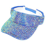 Full Rhinestone Visor Hat