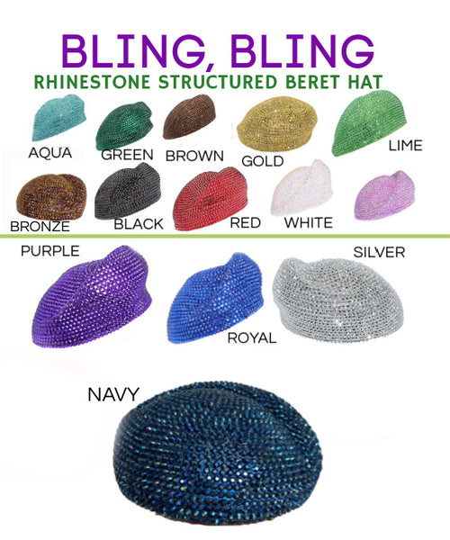 Lady Diane Bling Beret