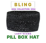 Bling Pill Box Hat