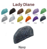 Full Rhinestone Beret Hat