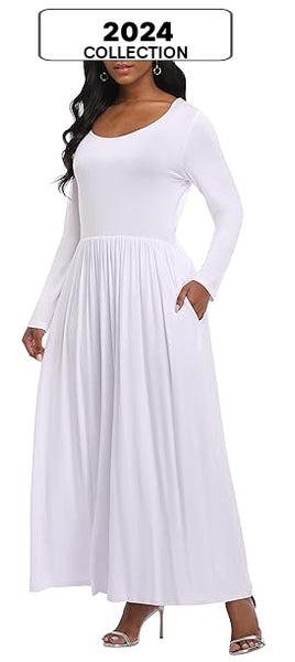 Just White Maxi Dress