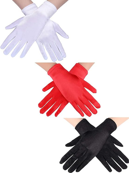 Satin Church Gloves