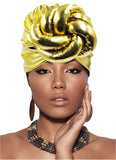 Shiny Braided Turban