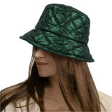 Shiny Quilted Hat