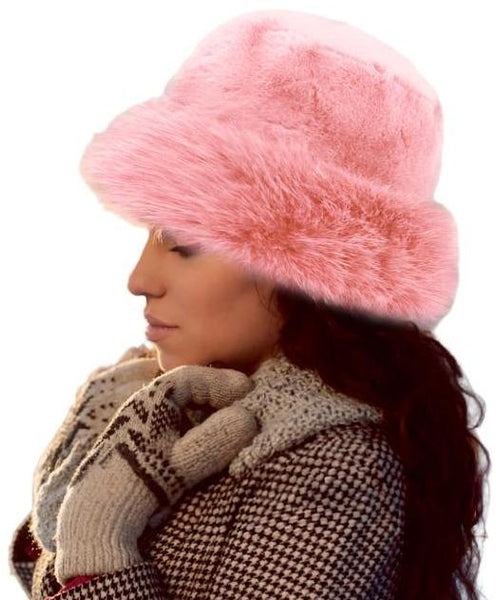 Faux Fur Plush Hat