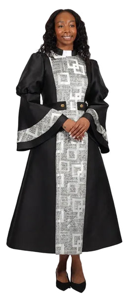 black and white church dress For Her Women Dress 81822C-Black/White Dots main image 0