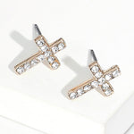 Cross Stud Earrings