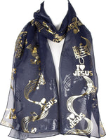 Jesus Scripted Scarf