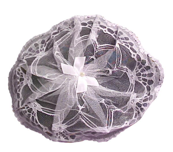 Lace Prayer Cap (Pink)