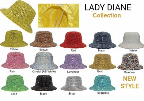 Lady Diane Bling Hat