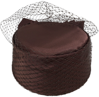 Pill Box Hat (Silver)