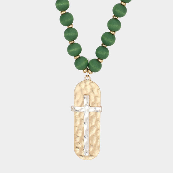 Cross Accented Necklace