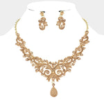 Rhinestone Necklace Set
