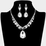 Rhinestone Collar Necklace Set