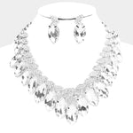 Stone Accented Necklace Set