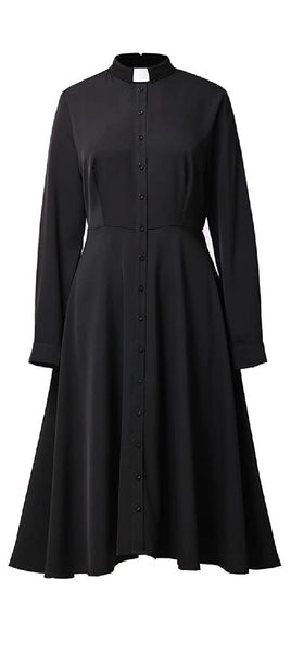 Button Down Clergy Dress