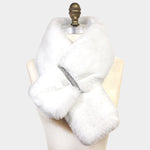 Faux Fur Pull Through Scarf