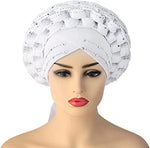 Sequined Braid Turban
