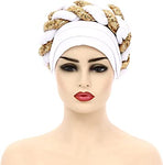 Sequined Braid Turban