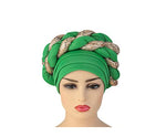 Sequined Braid Turban