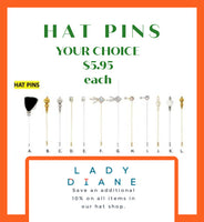 Dressy Hat Pin Collection