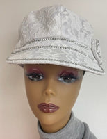 Embellished Lace Hat