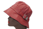 Faux Leather Hat