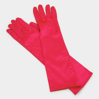 Dressy Long Satin Gloves