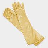 Dressy Long Satin Gloves