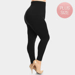 High Waist Compression Leggings Plus Sizes