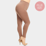 Plus Size Basic Leggings