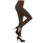 Fleece Lined Leggings (Brown)