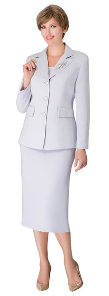 Giovanna Church Suit (Silver)