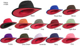 Red Bottom Wide Brim Fedora