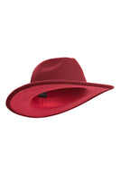 Red Bottom Wide Brim Fedora